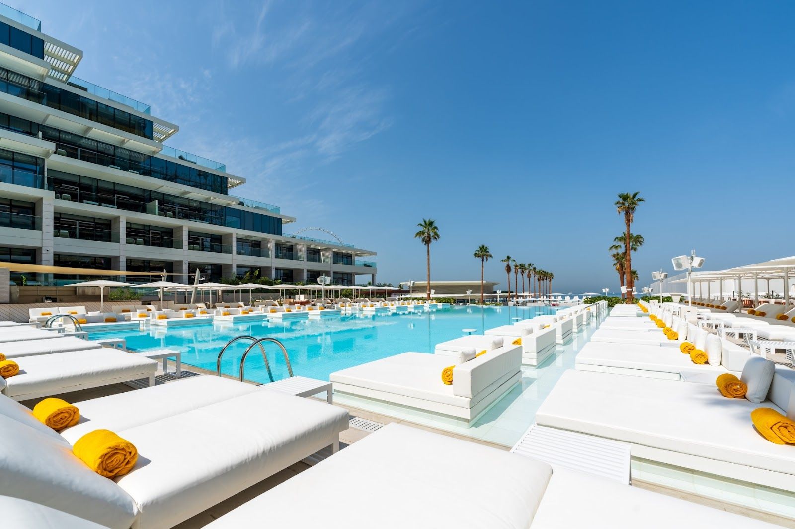 Playa Pacha beach club JBR Dubai four pools
