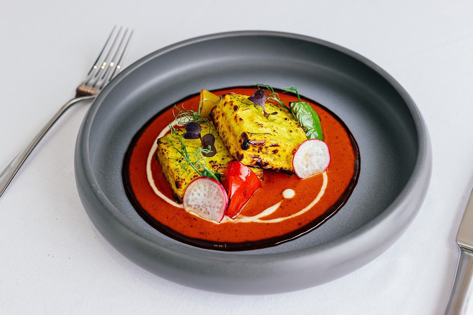 Punjab Grill Dubai — assorted naan and kulcha basket in DIFC
