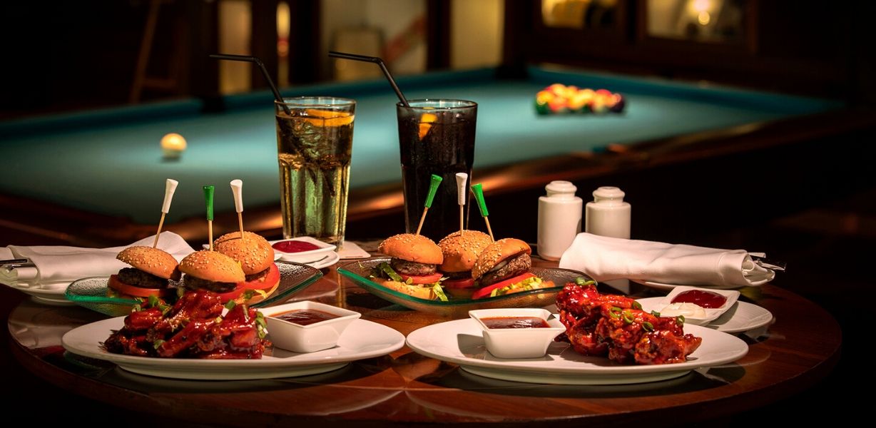 Qube Sports Bar Meydan Dubai — sports bar screens and pool tables at The Meydan Hotel