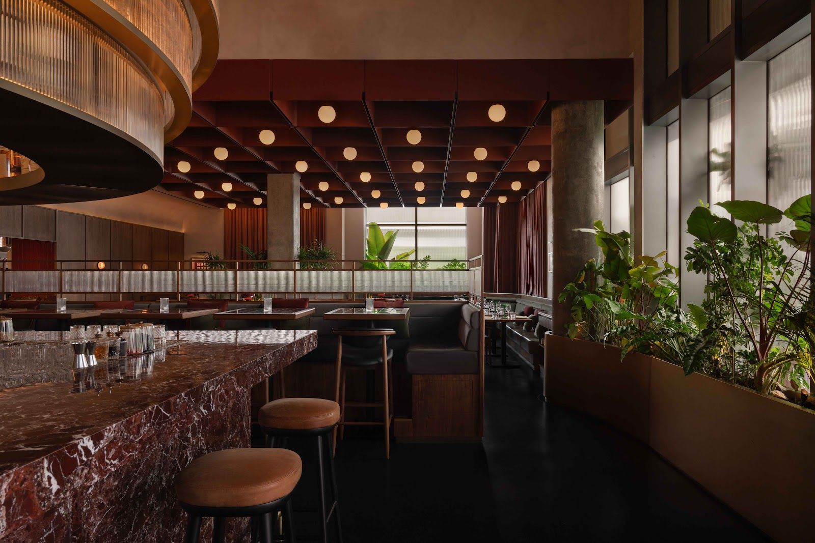 Rare Brasserie Bar City Walk Dubai steakhouse interior
