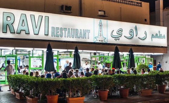 Ravi Restaurant Dubai — dal and vegetable curries at the Satwa late-night institution