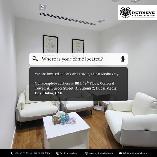 Retrieve Mind Poly Clinic - Psychiatrist in Dubai, Psychologist in Dubai