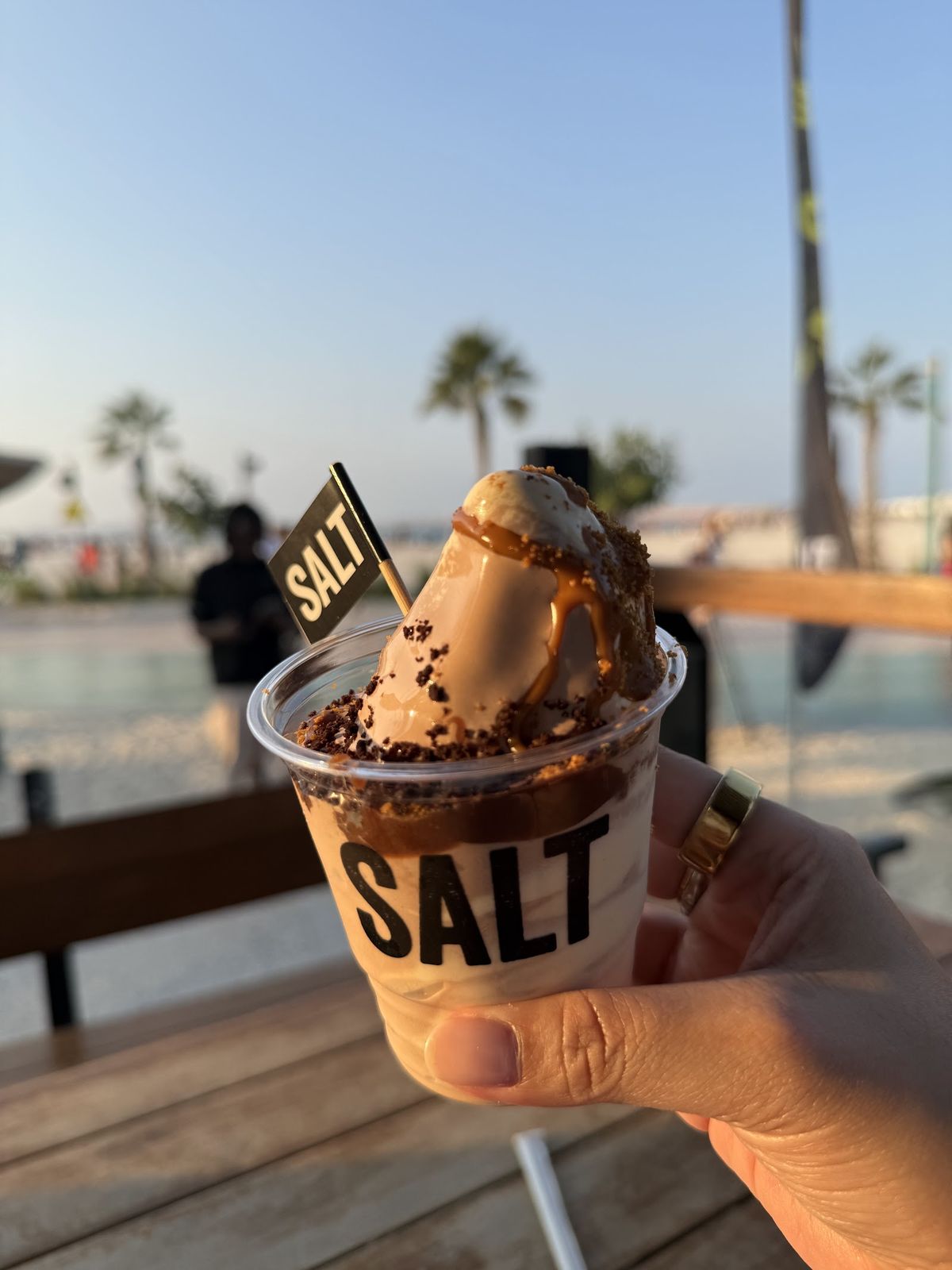 SALT Dubai — gourmet wagyu sliders from the Kite Beach truck