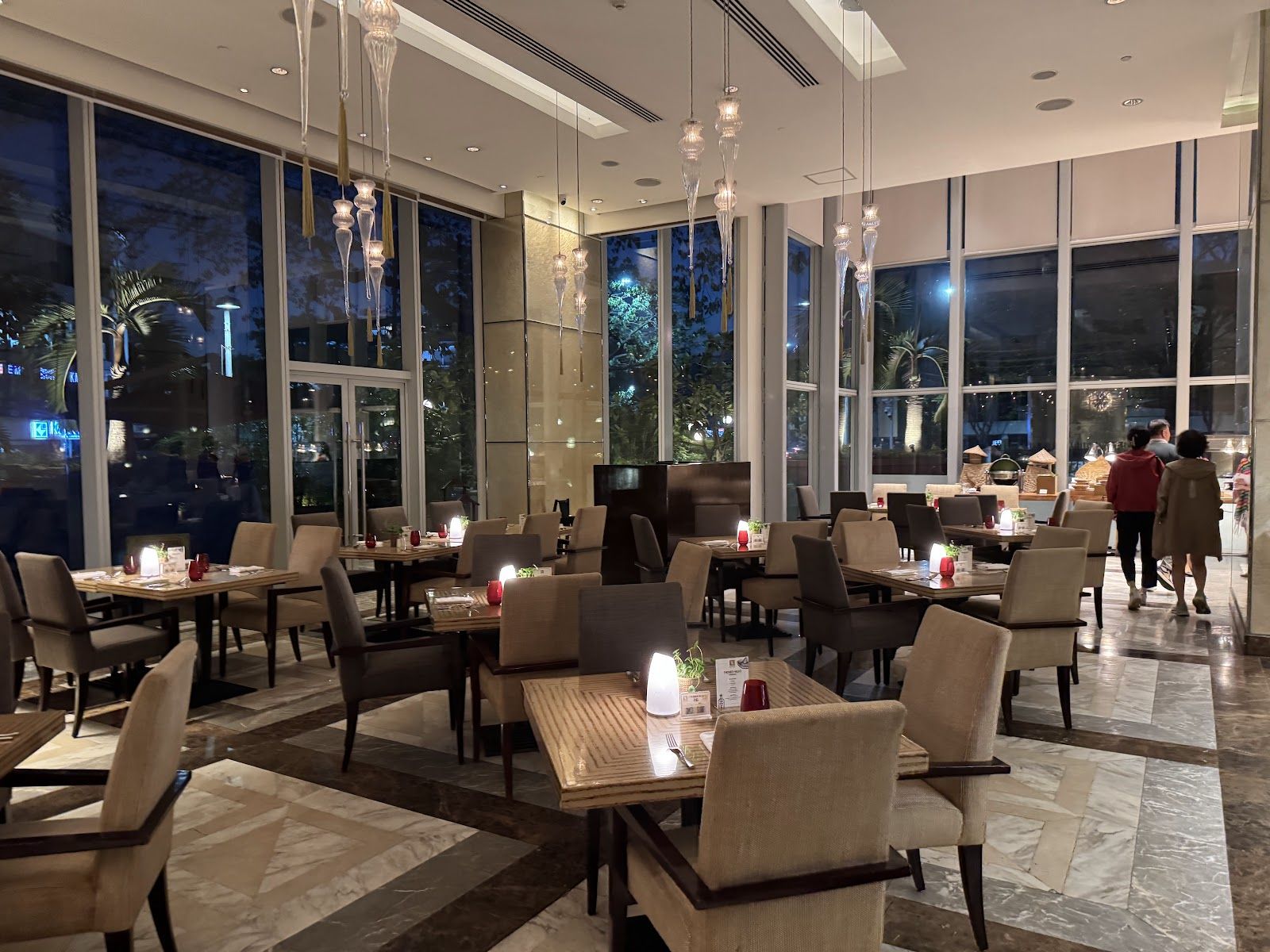 Spectrum on One Dubai — international buffet lunch spread