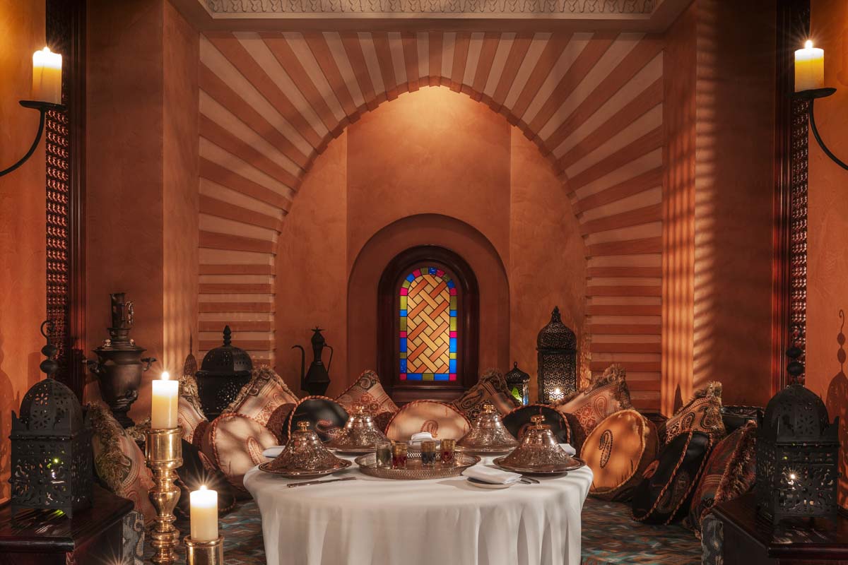 Tagine One Only Royal Mirage Dubai Moroccan dining