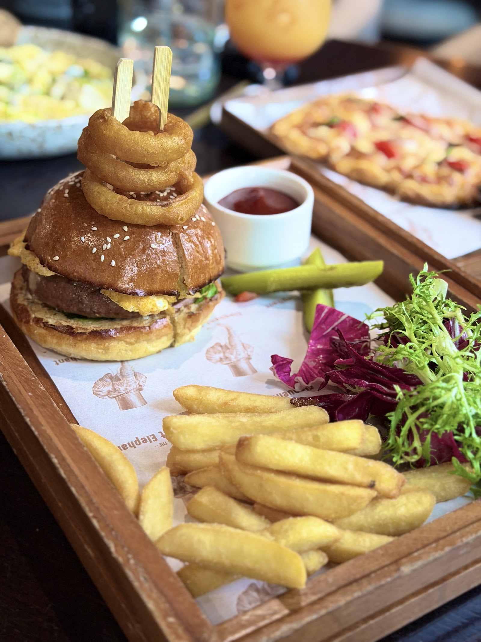 The Eloquent Elephant Dubai — gastropub bar and dining area at Taj Dubai in Business Bay