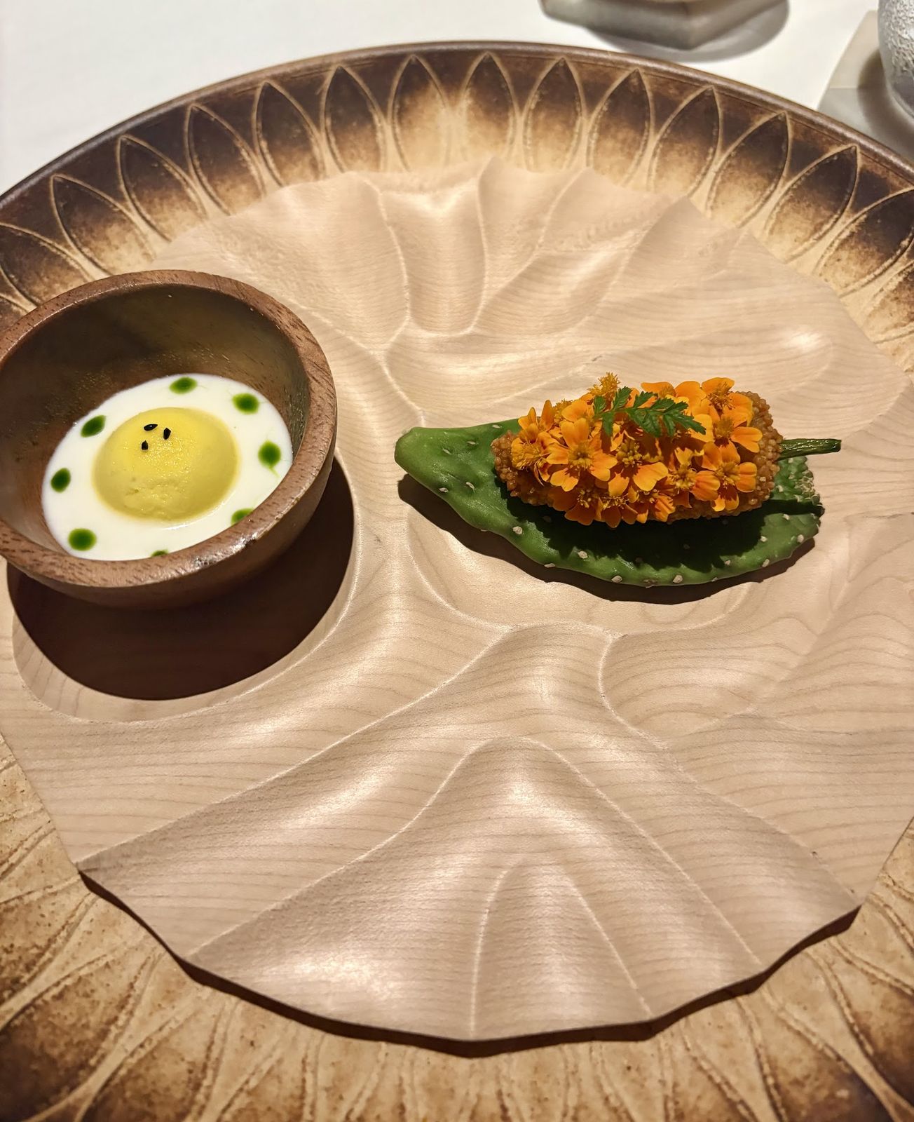 Trèsind Studio coconut stew with appam pancake