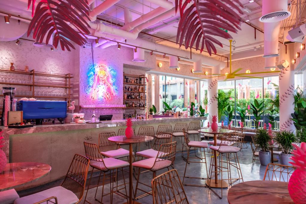 Vegan Cafe DIFC &mdash; plant-based breakfast plate with avocado and fresh juice